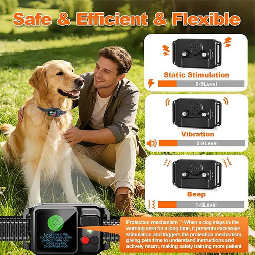 GPS Wireless Dog Fence & Training Collar