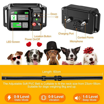 GPS Wireless Dog Fence & Training Collar